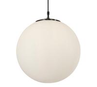 Ceiling Light Black Atom 400mm Searchlight 6099