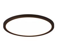 Ceiling Light Black Aureo LED Matt 290mm RGB Nightlight Remote Trio R64371132