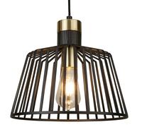 Ceiling Light Black Bird Cage 30cm Matt Searchlight 9411BK