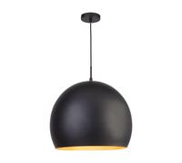 Ceiling Light Black Chicago 40cm Matt Searchlight 3039BK