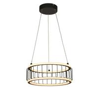 Ceiling Light Black Circolo LED 380mm Searchlight 54213-1BK [EEK: G]