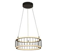 Ceiling Light Black Circolo LED 380mm Searchlight 54213-1BK [EEK: G]