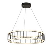 Ceiling Light Black Circolo LED 575mm Searchlight 54214-1BK [EEK: G]
