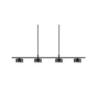 Ceiling Light Black Clyde 4 LED Bar Pendant Moodmaker Nordlux 2010813003 [EEK: F]