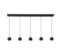 Searchlight Lighting Eindhoven 5 Light Matt Black Bar Pendant