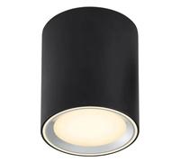 Ceiling Light Black Fallon Long LED Black/Brushed Steel 100mm Moodmaker Nordlux [EEK: F]