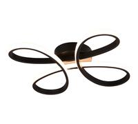 Ceiling Light Black Fly LED Matt 22w Trio 645610132