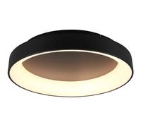 Ceiling Light Black Girona LED Matt Nightlight Remote CCT Trio 671290132