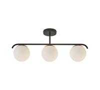Nordlux Grant ceiling light, 3-bulb, black