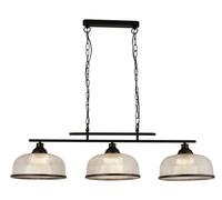 Ceiling Light Black Highworth 3 Bar Matt Searchlight 3593-3BK