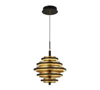Ceiling Light Black Hive Gold Searchlight 6375-5BG
