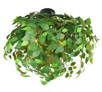 Ceiling Light Black Leavy 3 Matt Green Leaves Dia.700mm Trio R60463015