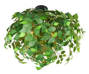 Ceiling Light Black Leavy 3 Matt Green Leaves Dia.700mm Trio R60463015