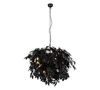 Ceiling Light Black Leavy Matt And Gold Leaves Dia.700mm Trio R10464032