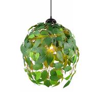 Ceiling Light Black Leavy Matt Green Leaves Dia.380mm Trio R10461915