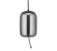 Searchlight 75132-1SM Lisbon LED Light, black, smoked glass, 180mm