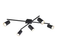 Ceiling Light Black Marley 5 Spot Bar Matt Trio 612400532