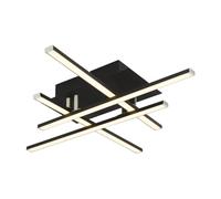 Ceiling Light Black Matrix 4 LED Matt Searchlight 694-4BK