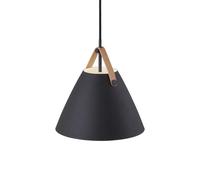 Nordlux Dftp Strap 27 Indoor Living Dining Metal Pendant Ceiling Light In Black (Diam) 27Cm