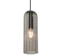 Ceiling Light Black Miella Smoked Glass Nordlux 2412523047