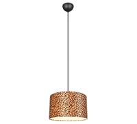 Ceiling Light Black Pardina Pendant Matt Leopard Pattern Trio R36741032