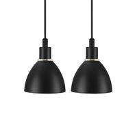 Ceiling Light Black Ray Double 2 Pendant With Metal Accents Nordlux 63233003