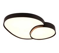 Ceiling Light Black Rise LED Matt 440mm 45w Remote Trio 647519232