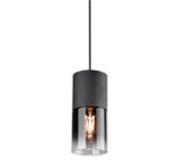 Ceiling Light Black Robin Matt Smoked Glass Trio 310600132