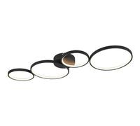 Trio 622610432 Rondo LED Light, 4 rings, matt black