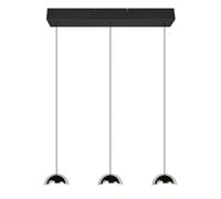 Ceiling Light Black Senta 3 LED Bar Matt Trio R33553106