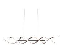 Ceiling Light Black Sequence LED Bar Matt Brushed Aluminium CCT Trio 341810205