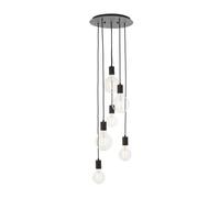 Ceiling Light Black Studio 6 Matt Multi Drop Endon 81535