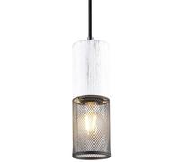 Ceiling Light Black Tosh Matt & White Wood Trio 304300134