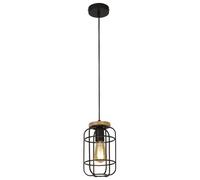 Searchlight Lighting Vision Single Light Ceiling Pendant In Matt Black Finish