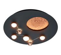 Ceiling Light Black Zodiac LED Matt CCT Trio 644810132
