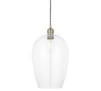 Ceiling Light Brass Algard Antique Clear 250mm Lighting No. 1 100658 027AB.