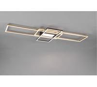 Trio Lighting Irvine LED ceiling light, CCT, dimmable, brass