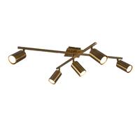 Ceiling Light Brass Marley 5 Spot Bar Old Trio 612400504