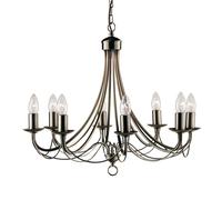 Ceiling Light Brass Maypole 8 Antique Searchlight 6348-8AB