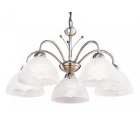 Searchlight 1135-5AB Milanese 5 Light, antique brass