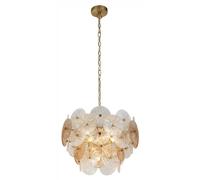 Searchlight Wagon Wheel pendant light, 5-bulb