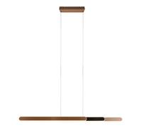 Trio Lighting Helios LED pendant light extendible dim CCT coffee