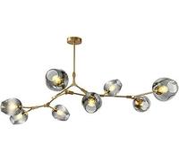 Ceiling Light Chandelier Ceiling Lamp 5/6/7/8/9-Lights Modern Chandelier for Dining Room,E26 Bulb Metal Frame Adjustable/Rotatable Hanging Pendant Lighting Ceiling Light Fixture(