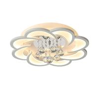 Ceiling Light Chandeliers for Entryway Flower Scrystal Led Ceiling Light Romantic Acrylic Crystal Ceiling Fmount Close to Ceiling Lights with Crystal Ball Living Room Dining Room