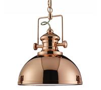 Copper Industrial Ceiling Pendant Light Fitting Home Lighting Frosted Glass Lens