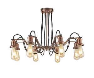 Ceiling Light Copper T Olivia 8 Chandelier Antique Black Cables Lamps Not Inc