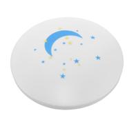 Ceiling Light Cover White PVC Flush Mount Lamp Shade | Smooth Surface, Fire Resistant, Reduces Glare, Easy to Clean, Minimalist Elegant Style for Home Rooms
