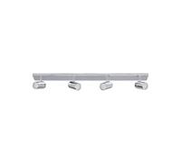 Ceiling Light 'Dejan' dimmable (Modern) in Silver Made of Metal for e.g. Bathroom (4 Light Sources, GU10) from Lindby | floodlight, Spotlight