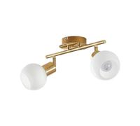 Ceiling Light 'Elaina' dimmable (Modern) in Gold Made of Metal for e.g. Living Room & Dining Room (2 Light Sources, E14) from Lindby | floodlight, Spotlight