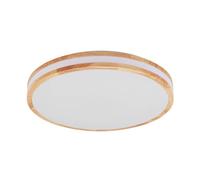 Ceiling Light 'Emiva' dimmable (Modern) in Brown Made of Wood for e.g. Living Room & Dining Room (1 Light Source,) from Lindby | Ceiling lamp, lamp